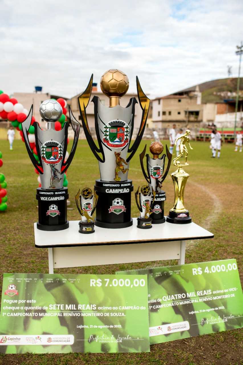 Grande final do 1º Campeonato Municipal de futebol RENIVIO MONTEIRO DE SOUZA