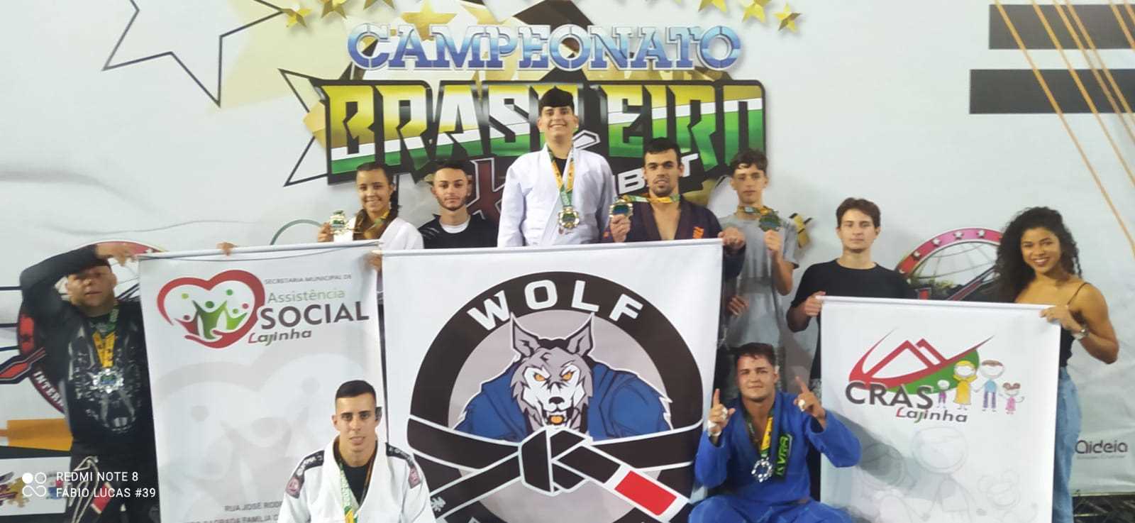 JOVENS LAJINHENSES ASSISTIDOS PELO CRAS PARTICIPAM DO CAMPEONATO BRASILEIRO CAMBAT DE JIU-JÍTSU