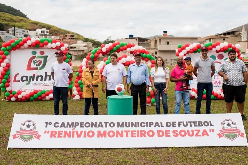 APÓS DOIS ANOS SEM ACONTECER POR CAUSA DA PANDEMIA, O CAMPEONATO MUNICIPAL DE LAJINHA TEVE INÍCIO