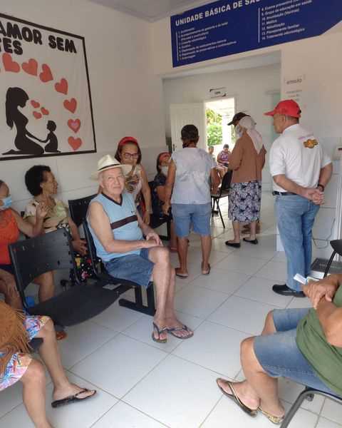 MORADORES DO POVOADO DE PALMEIRAS E CÓRREGO SOCAPÓ RECEBEM VACINA CONTRA A INFLUENZA