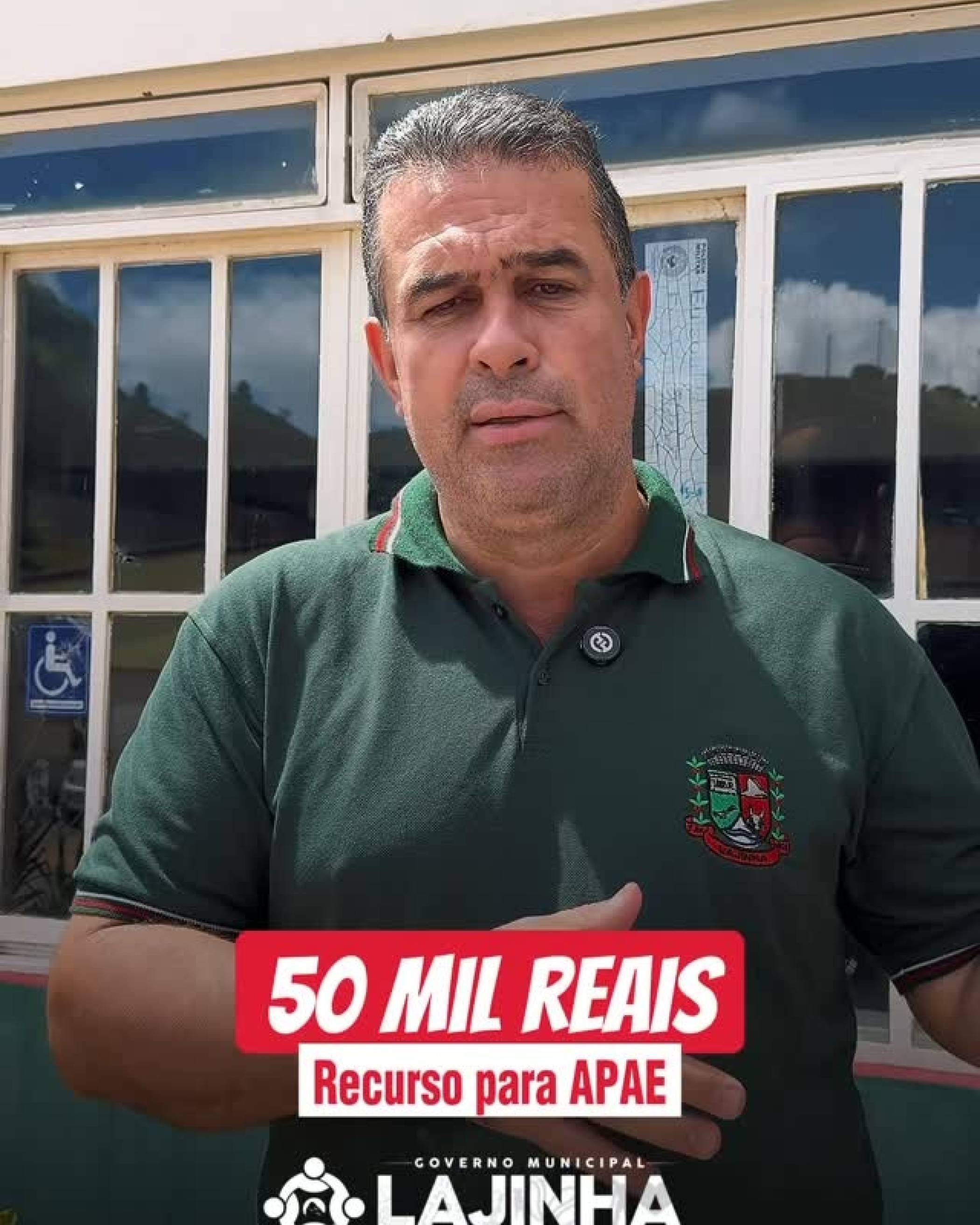 50 MIL PARA A APAE DE LAJINHA